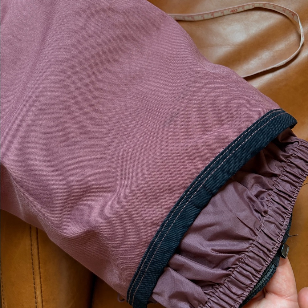 Burton Avalon Women's Rose Brown Pink Snow Bib Overalls - Picture 8 of 12